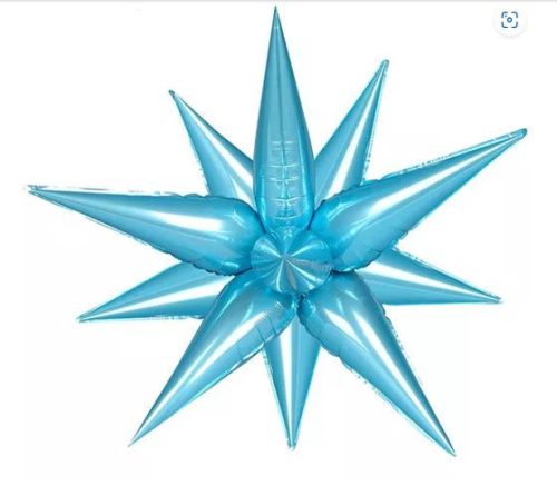 Csillag alakú 3D fólia lufi