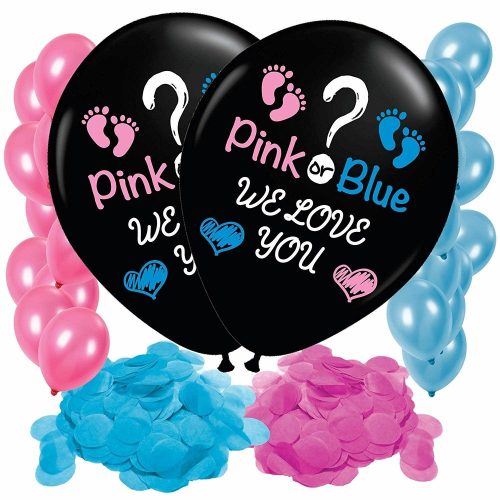 Pink or Blue latex lufi szett